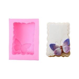 Flower Embossed Retangular Soap Silicone Molds for Handmade Soap Home Decoration Retangular Silicone Molds