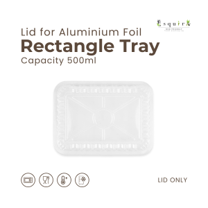 (10pcs) Aluminium Foil Large Tray 500ML JL-C18