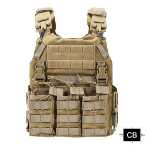 SINAIRSOFT Tactical Nylon Vest for Outdoor Quick Release Safety MOLLE Carrier Protective Vest