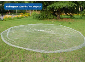 Fishing net New Tension Hand-thrown Large Fishing Net Fly Fishing net Easy to throw 3kg