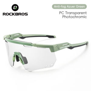 ROCKBROS Cycling Glasses Photochromic Polarized Lens Windproof Anti-UV Bicycle Goggles for Men and Women Bike Accessories