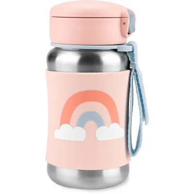 Skip Hop Spark Style Stainless Steel Straw Bottle | 8 Designs | New Designs Available