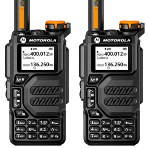 15KM Motorola Radio X8 Portable Walkie Talkie Long Range 10 Watts U/V Dual Band Two Way Radio 200 Channels IP57 Water/dustproof Outdoor/Hotel/high-rise building/mountain area/school/construction site