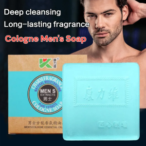 Mens Cologne Essential Oil Soap Anti-Mite Soap Lasting Fragrance Lasting Liquid Flavor Cleaning