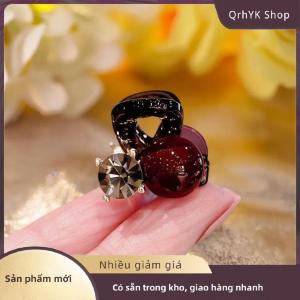 Hàng có sẵn✨ Dễ thương Mini lấy Clip của phụ nữ đầu cá mập clip nhỏ thanh lịch Rhinestone kẹp tóc kẹp tóc barrettes mũ nón Phụ kiện tóc
