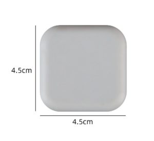 4pcs Silicone Door Stopper Square Wall Protector Door Knob Wall Shield Buffer Crash Pads
