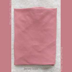 Bergo Non Pad Shafa Jumbo Plat Bahan Jersey Irish By Hasnah