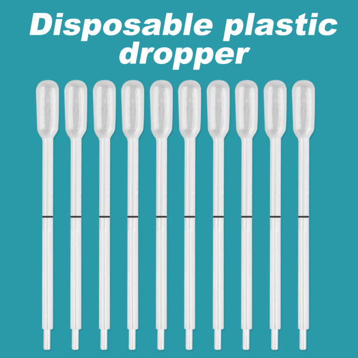 120-Pack 1ml Plastic Transfer Pipettes - Disposable Droppers For Oils, Resin, Crafts & DIY