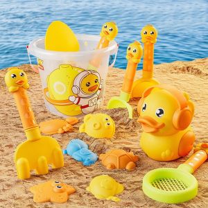 BỘ ĐỒ CHƠI XÚC CÁT NHIỀU PHỤ KIỆN ĐI BIỂN CHO BÉ BỘ ĐỒ CHƠI CÁT VỊT VÀNG