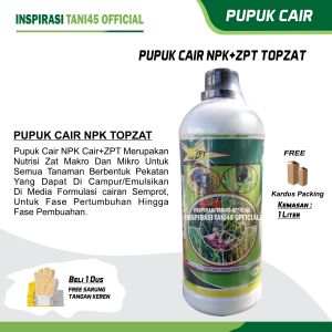 Pupuk Cair NPK+ZPT Super TOPZAT 1 Liter