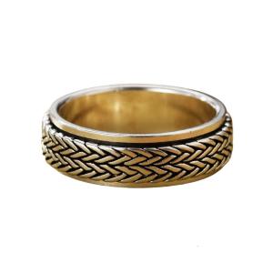 Practical Sturdy Brass Stress Reliever Spinner Rings Accessory for Fashion Enthusiasts and Professional