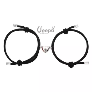 2 Pcs Gelang Couple Magnet Love | Gelang Pasangan Liontin Love