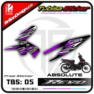 Stiker Striping Revo Absolute - Sticker Striping Variasi Motor Revo Absolute. TBS.05