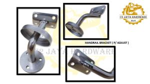Glass Handrail Bracket Wall Mounted Bannister Grit Holder Stair Wall Brackets ( Stainless Steel )