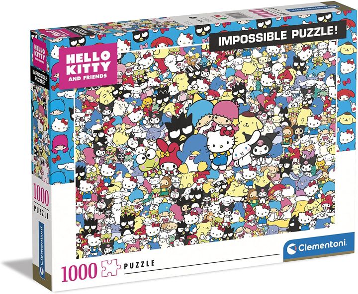 จิ๊กซอว์ Clementoni - Impossible Puzzle Hello Kitty and Friends 1000 ...
