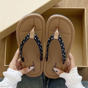 Cute Cartoon Flip-Flops For Women Summer Outdoor Wear Soft Sole Fashionable New Versatile Ins Sandals