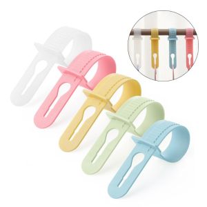 [In Stock]50Pcs Home Clothes Hanger Strips Organizer Hook Anti-Slip Fixed Buckle Outdoor Windproof Rack Holder Clothes Buckle