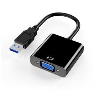 Travel USB 3.0 to VGA Cable Converter Video Adapter Cord Wire for Easy Connection to Displays and Extended Desktops