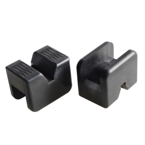 STVML Durable Wear Resistant Jack Rubber Pad Rubber Support Pad Black Rubber Anti Slip Slotted Adapter Universal Adapter Universal Socket Car Jack Stand Pad Car Maintenance