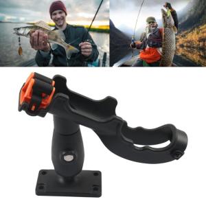 Dudukan Joran ยึดฐานกว้างหมุนได้360องศาตัวยึดตกปลากลางแจ้งกันลื่นที่ยึดโครงสร้างไนลอน