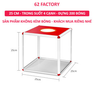 Thùng bốc thăm trúng thưởng chuyên nghiệp bằng hộp kim nhôm dùng cho sự kiện event trò chơi