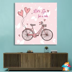 RUNABEE HIASAN DINDING KAYU SEPEDA BIKE RIDE WALL DECOR PAJANGAN KAYU POSTER DEKORASI RUMAH