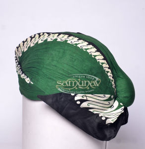 Blangkon Lipat jogja Jebeh motif Jawa timuran Hijau