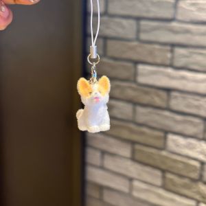 Hanging Jewelry Cute Accessories Cartoon Flocking Mini Easy to Carry Culture Young Women