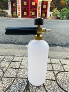 Bình bọt tuyết 1000ml lắp máy rửa xe tạo bọt vệ sinh xe | Bình tạo bọt tuyết