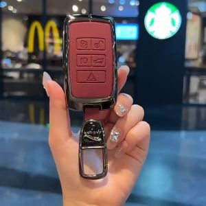 Metal Key Key Holder Case Remote Key Fob Key Holder Keychain For Toyota Corolla Camry Chr Rav4 Avensis Verso Auris Aygo Yaris Hilux Vellfire Revo Altis