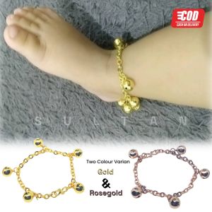 Gelang Kuningan untuk Anak: Gelang Bayi Kerincingan Lonceng & Perhiasan Anak Fashion