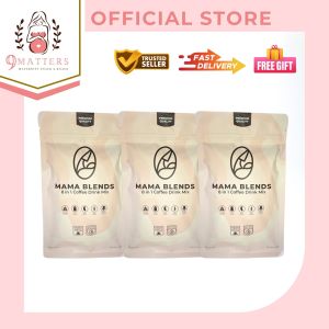 BUNDLE OF 3 | Mama Blends 8in1 Lactation Coffee w/ Malunggay Extract Helps Boost Milk Supply and Immunity for Breast Pump Mom8 Sachets Inside