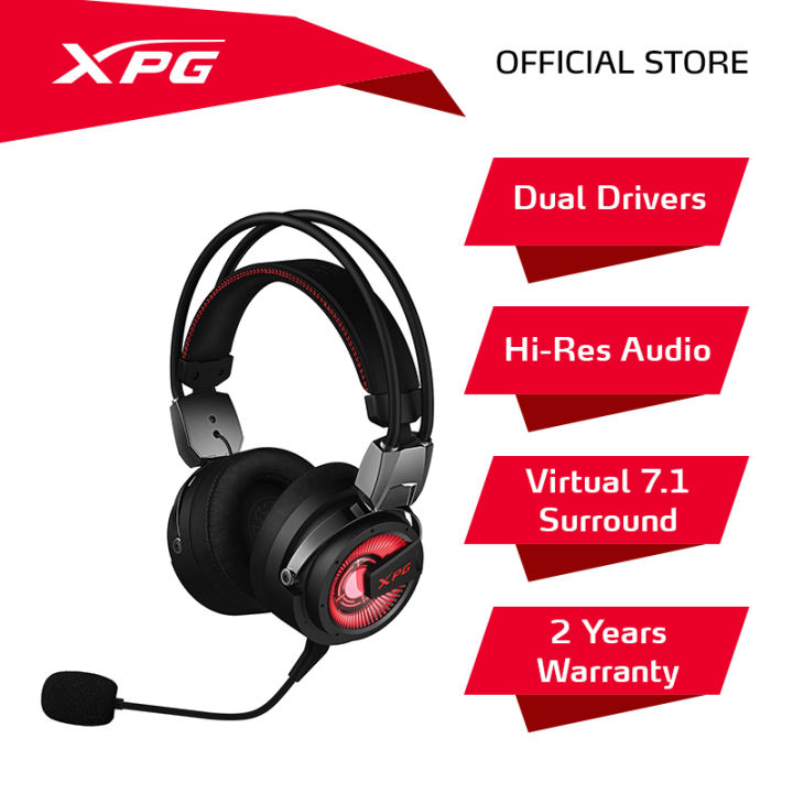 XPG PRECOG Gaming Headset Dual Drivers including (Electrostatic and ...