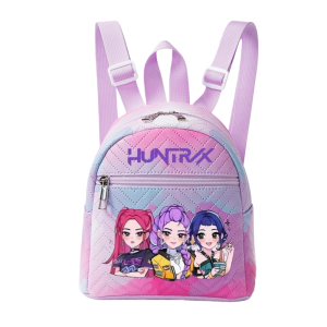 ANANAA Character Print Kpop Demon Hunters Backpack Rumi Mira Zoey Mini Girls Backpack Fashion Cartoon Kids Schoolbag Children Gifts