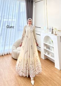 Zahira1808 Elfira 9 Gamis Bahan Ceruty Baby Doll Dengan Pasmina Import Gamis Murah Trendi Baju Syari Muslim Wanita Ibu Terlaris Baju Pesta Adem Nyaman Di Pakai Real pict Orii GLZ