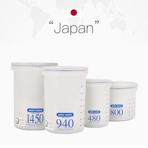 Airtight Dry Food Container Jar Canister Transparent Storage