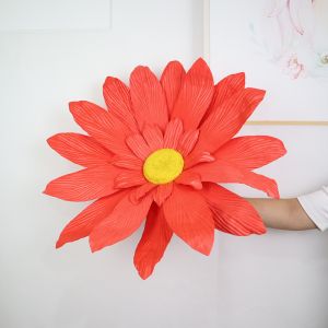 NOBLELUX 50cm Artificial Daisy Large Multicolor PE Foam Daisy  Waterproof Fake Flowers Wedding Decoration