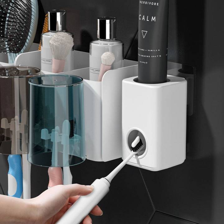 Future%20Market%20Wall%20Mounted%20Toothbrush%20Holders%20with%204%20Cups%20Bathroom%20Wall%20Mounted%20Holder%20Set%20Multifunctional%20Electric%20Toothbrush%20Holder%20with%20Toothpaste%20Dispenser%20for%20Bathroom%20-%20Image%204