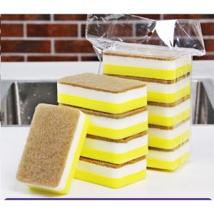 Double Side Spons Pencuci Piring Abu Abu Serbaguna / Spon Cuci Piring 2 Sisi / Sponge Cuci Piring L18