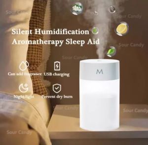 Xiaomi Air Humidifier Mini Máy Xông Tinh Dầu Tạo Độ Ẩm Máy Phun Sương Mini Có Đèn LED Xoay Vòng Mini Máy Đuổi Muỗi Máy Lọc Không Khí Khuếch Tán Tinh Dầu Thơm 260ML