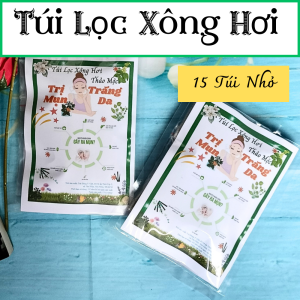 Túi  Lọc Xông Hơi-  Giảm mụn Trắng da 15 Túi nhỏ - Trà Đông Y Việt