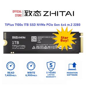 ZHITAI TiPlus7100s 1TB SSD NVMe PCIe Gen4x4 m.2 2280 Read 7400MB/s