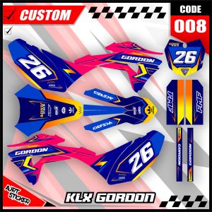 DECAL KAWASAKI KLX GORDON FULL BODY - . AJRT.008