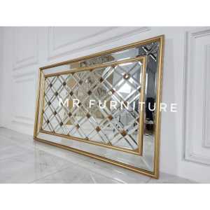 cermin dinding double frame