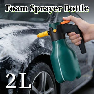 2L Large Capacity Foam Sprayer Bottle Handheld Rechargeable/Hand Pump Car Wash Cleaning Tool