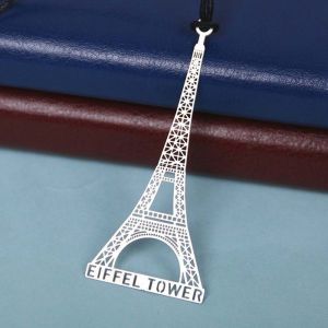 TSEVD Learn Supplies Stationery Vintage Statue of Liberty Modeling Building Book Mark Big Ben Bookmark Eiffel Tower European Bookmark Mark Page