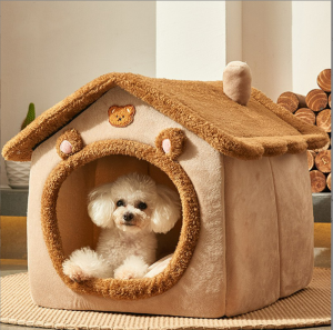 "Local Stock" Indoor Dog House Cat Bed Dog Bed Pet house Insulation Detachable Washable Dog Kennel Cat Hideaway for Small and Medium-Sized Dogs and Cats
