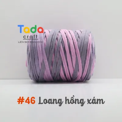 Sợi Vải Loang T-Shirt Yarn Craft Việt Nam (Cuộn 250g)