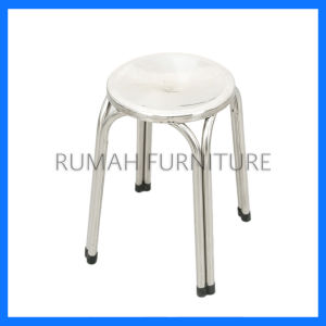 KURSI STAINLESS STEEL BANGKU BULAT HIGH QUALITY