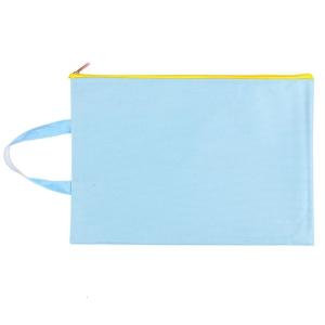 A4 Document Organizers Zipper Pouch Bag Document Storage Bag Handheld Document Bag for Student Teacher